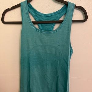 Pool blue swiftly tech Lululemon tank